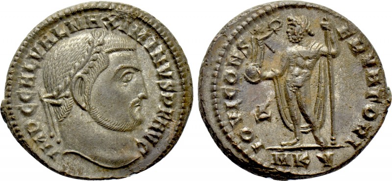 MAXIMINUS II (310-313). Follis. Cyzicus. 

Obv: IMP C GAL VAL MAXIMINVS P F AV...