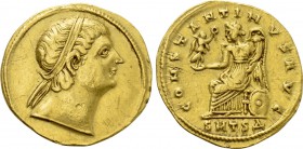 CONSTANTINE I THE GREAT (307/10-337). GOLD Solidus. Thessalonica.