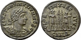 CONSTANTINE II (Caesar, 316-337). Follis. Alexandria.