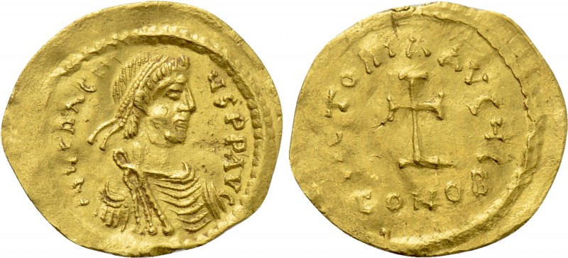 HERACLIUS (610-641). GOLD Tremissis. Constantinople. 

Obv: δ N ҺЄRACLIЧS P P ...