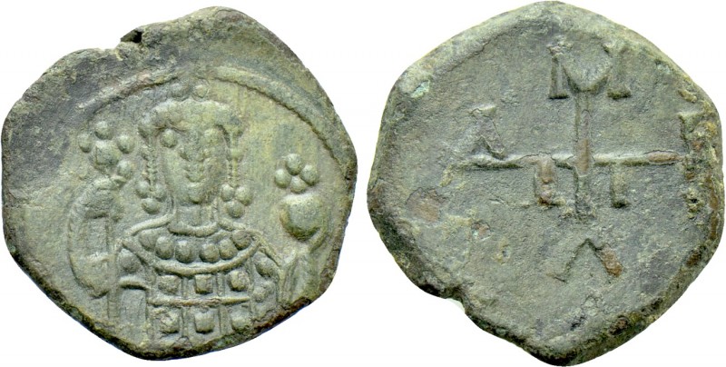 MANUEL I COMNENUS (1143-1180). Half Tetarteron. Thessalonica. 

Obv: Monogram....