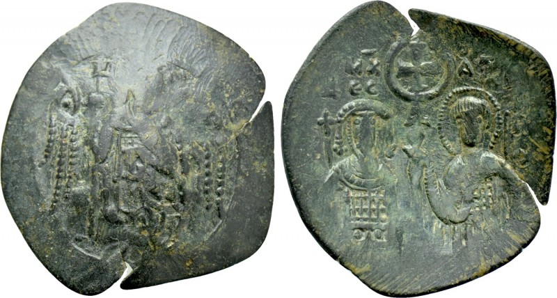 MICHAEL VIII PALAEOLOGUS (1261-1282). Trachy. Thessalonica. 

Obv: Archangel M...