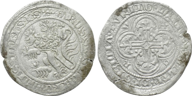 GERMANY. Saxe-Meissen. Balthasar (1369-1406). Groschen. Freiberg. 

Obv: Lion ...