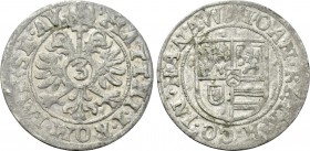GERMANY. Hanau-Lichtenberg. Johann Reinhard I (1599-1614). 3 Kreuzer.