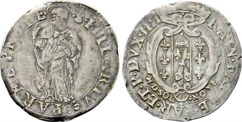 ITALY. Parma. Ranuccio Farnese (1592-1622). Giulio. 

Obv: RAIN FARNE PAR ET P...