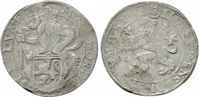 NETHERLANDS. Friesland. Half Lion Dollar or 1/2 Leeuwendaalder (1602).