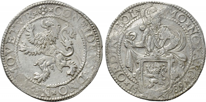 NETHERLANDS. Holland. Lion Dollar or Leeuwendaalder (1589).

Obv: MO NO ARG OR...