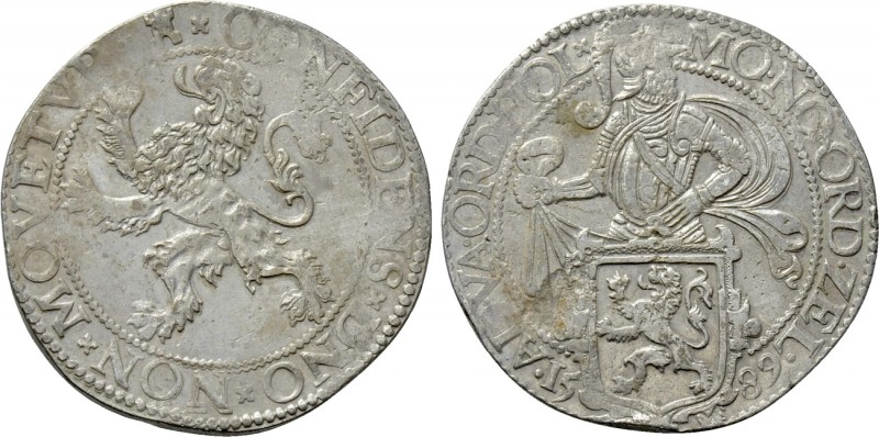 NETHERLANDS. Zeeland. Lion Dollar or Leeuwendaalder (1589). 

Obv: MO NO ORD Z...