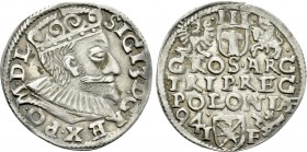 POLAND. Sigismund III Vasa (1587-1632). Trojak (1594). Poznań.