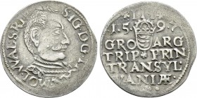 TRANSYLVANIA. Sigismund Báthory (1586-1598). Trojak (1597). Nagybánya.