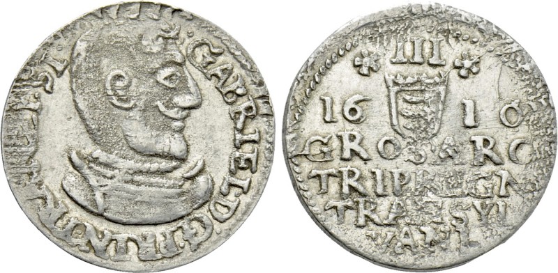 TRANSYLVANIA. Gabriel Báthory (1608-1613). Trojak (1610). 

Obv: GABRIEL D G P...