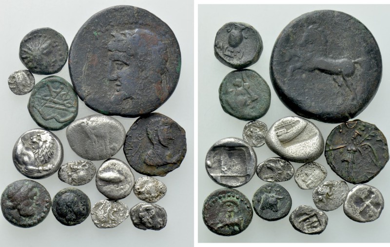 14 Ancient Coins.

Obv: .
Rev: .

.

Condition: See picture.

Weight: g...
