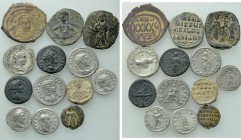 13 Roman and Byzantine Coins.