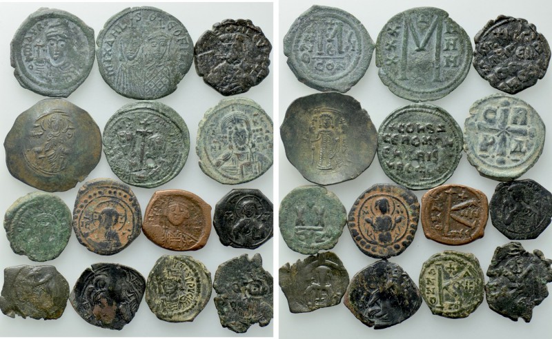 14 Byzantine Coins.

Obv: .
Rev: .

.

Condition: See picture.

Weight:...