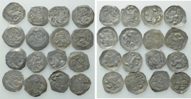 16 German Medieval Coins.