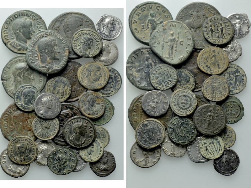 27 Roman Coins. 

Obv: .
Rev: .

. 

Condition: See picture.

Weight: g...