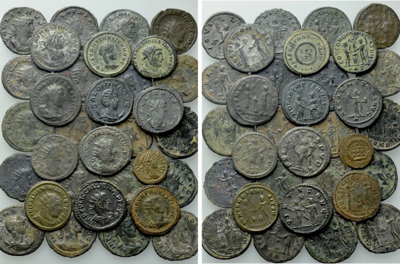 32 Late Roman Coins. 

Obv: .
Rev: .

. 

Condition: See picture.

Weig...