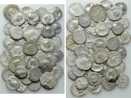 Circa 40 Ancient Silver Coins.
