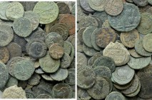 Circa 95 Late Roman and Byzantine Coins.