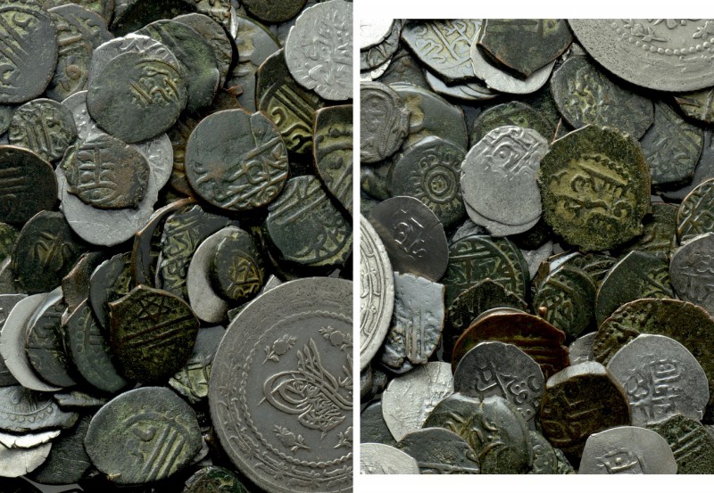 Circa 150 Ottoman Coins. 

Obv: .
Rev: .

. 

Condition: See picture.

...
