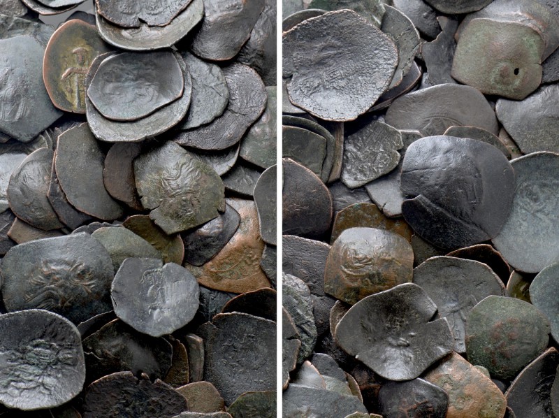 Circa 555 Byzantine Cup Coins. 

Obv: .
Rev: .

. 

Condition: See pictur...