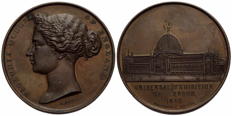 Königreich / Kingdom
Victoria, 1837-1901 Bronzemedaille / Bronze medal 1862 50....