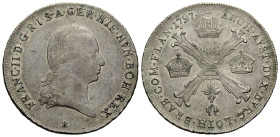 Franz II. (I.), 1792-1835 1/4 Kronentaler 1797 Kremnitz. 30.2 mm. Herinek: 526. 7.38 g. Sehr schön + / very fine +.