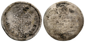 Silber Krönungsjeton / Silver Coronationjeton 1690 19.0 mm. Joseph, Krönungsjeton zum Römischen König. Er war der älteste Sohn von Kaiser Leopold I. u...