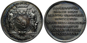 Medaillen / Medals Bern / Berne
 Bleimedaille versilbert / Lead medal silver plated 42.0 mm. Museumabschlag: auf das anstelle des Altbaus 1782-1786 v...