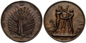 Medaillen / Medals Bern / Berne
 Kupfermedaille / Copper medal 1822 46.0 mm. Langenthal. auf das Eidgenössische Offiziersfest in Langenthal. Rütlisch...
