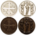 Medaillen / Medals Luzern
 Silber- & Bronzemedaille / Silver & Bronze medal 1886 43.0 mm. Bronze 43.54g., Ag 39.0 g., Auf die 500-Jahrfeier der Schla...