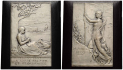Medaillen / Medals Waadt / Vaud
 Silberplakette / Silver plaquette 1903 50.6 x 80.9 mm., Centenaire de l'indépendence du Canton de Vaud / auf 100 Jah...
