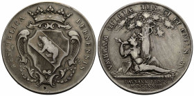 Medaillen / Medals
 Silbermedaille / Silver Medal 1723 Mzz. LL.EE., Bern. 53.0 mm. BERN. Silber / Silver. Belohnungsmedaille auf das loyale Verhalten...