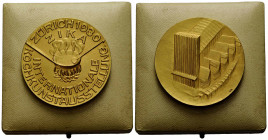Medaillen / Medals
 vergoldete Messingmedaille / Gilt brass medal 1930 50.0 mm. ZIKA: Internationale Kochkunstausstellung Zürich / International culi...