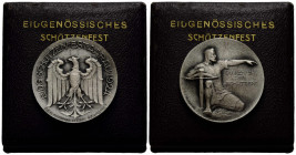 Schützentaler & Schützenmedaillen / Shooting talers & Shooting medals Aargau / Argovia
 Silbermedaille / Silver medal 1924 27.0 mm. Silber 0.900. Aar...