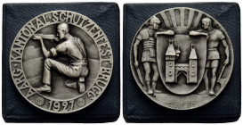Schützentaler & Schützenmedaillen / Shooting talers & Shooting medals Aargau / Argovia
 Silbermedaille / Silver medal 1927 30.0 mm. Silber 0.900. Bru...