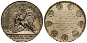 Schützentaler & Schützenmedaillen / Shooting talers & Shooting medals Basel / Basle / Bâle
 Silbermedaille / Silver medal 1844 37.1 mm. Basel. Eidgen...