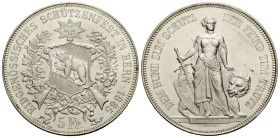 Schützentaler & Schützenmedaillen / Shooting talers & Shooting medals Bern / Berne
 Fr. 5.- Schützentaler Silber / Fr. 5.- Shooting thaler Silver 188...