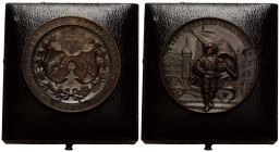 Schützentaler & Schützenmedaillen / Shooting talers & Shooting medals Bern / Berne
 Bronzemedaille / Bronze medal 1893 45.0 mm Biel. Westschweizerisc...