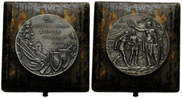 Schützentaler & Schützenmedaillen / Shooting talers & Shooting medals Bern / Berne
 Silbermedaille / Silver medal 1900 45.0 mm. St-Imier. Tir cantona...