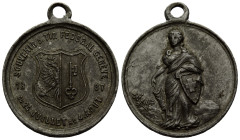 Schützentaler & Schützenmedaillen / Shooting talers & Shooting medals Genf / Geneva / Genève
 Weissmetallmedaille / White metal medal 1887 28.4 mm. P...