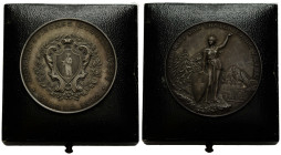 Schützentaler & Schützenmedaillen / Shooting talers & Shooting medals Glarus
 Silbermedaille / Silver medal 1892 45.0 mm. Glarus. Schützenmedaille, E...