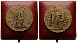 Schützentaler & Schützenmedaillen / Shooting talers & Shooting medals Neuenburg / Neuchâtel
 Bronzemedaille / Bronze medal 1898 45.0 mm. Neuchâtel. T...