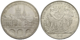 Schützentaler & Schützenmedaillen / Shooting talers & Shooting medals Waadt / Vaud
 Silbermedaille / Silver medal 1876 37.0 mm. Lausanne. 5 Fr. Tir f...