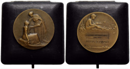 Eidgenossenschaft
 Bronzemedaille / Bronze medal 1915 50.0 mm. Verdienstmedaille für die Rückführung der französischen Zivilinternierten in der Schwe...