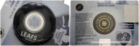 Objekte / Objects Kanada
 50 Cents Coin and Puck Ottawa Kanada. 35.0 mm. dreilagig vernickelter Stahl / three-ply nickel finish plated steel. Toronto...