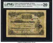 China Commercial Bank of China 5 Dollars 16.2.1904 (ND 1913) Pick A133B S/M#C293 PMG Very Fine 20. The Commercial Bank of China issued its first bankn...