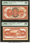 China Bank of China 20 Dollars 1.6.1913 Pick UNL Font and Back Proofs PMG About Uncirculated 50 (2). Deep inks and exquisite design elements create an...