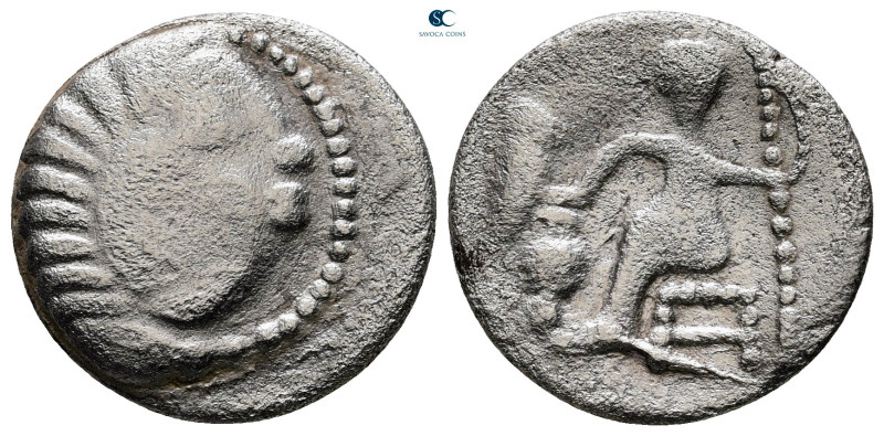 Eastern Europe. Imitations of Alexander III of Macedon 250-200 BC. 
Drachm AR
...