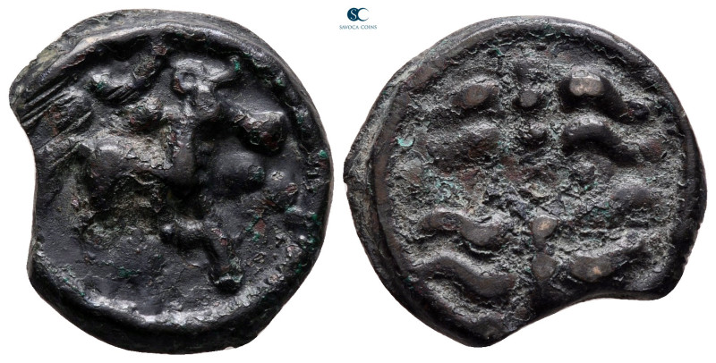 Northeast Gaul. Nervii 100-50 BC. 
Potin

20 mm, 4,50 g



very fine